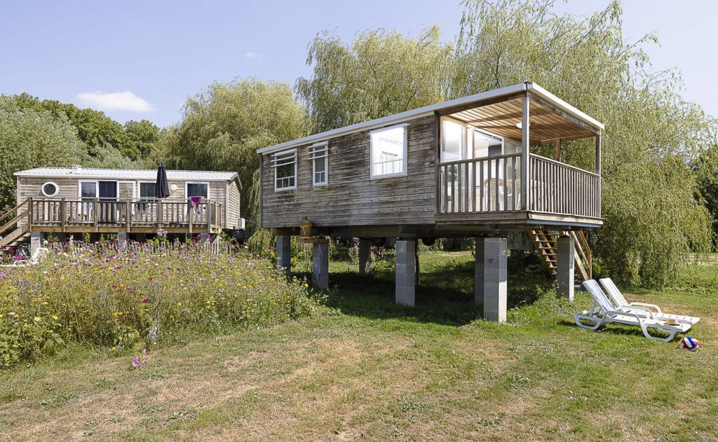 Mobil-home Bellevue Confort 24m² (2 chambres) + TV + Clim + Terrasse