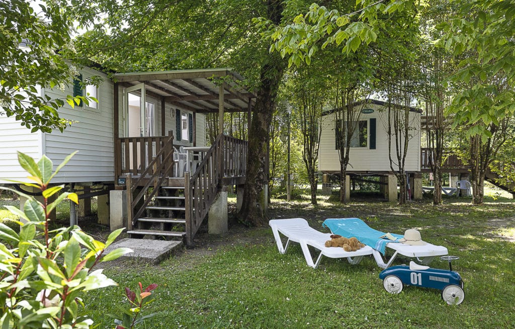 Mobil-home Standard 24m² (2 chambres) + TV + Clim + Terrasse